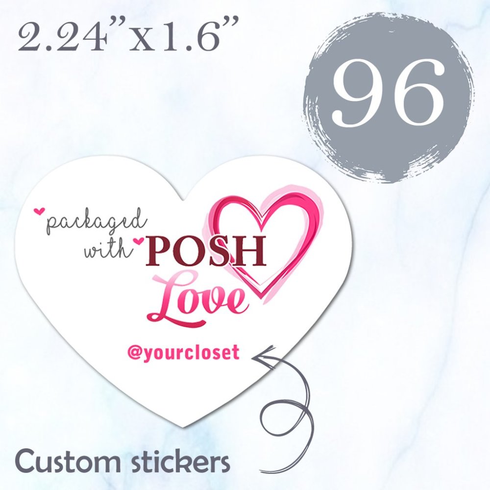 96 Thank You Stickers